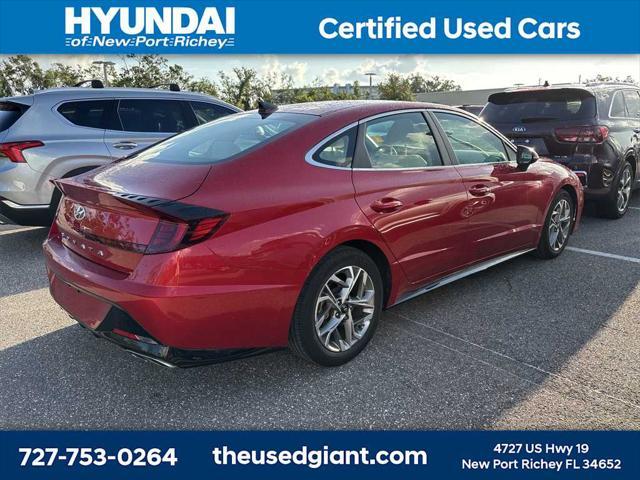 used 2021 Hyundai Sonata car, priced at $18,891