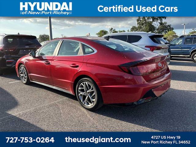used 2021 Hyundai Sonata car, priced at $18,891