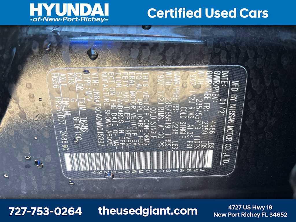 used 2021 Nissan Rogue car, priced at $21,542