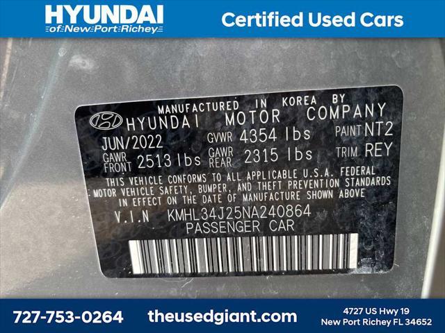used 2022 Hyundai Sonata car, priced at $19,918