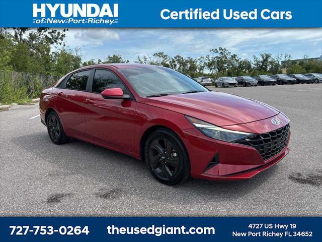 used 2021 Hyundai Elantra car, priced at $17,648