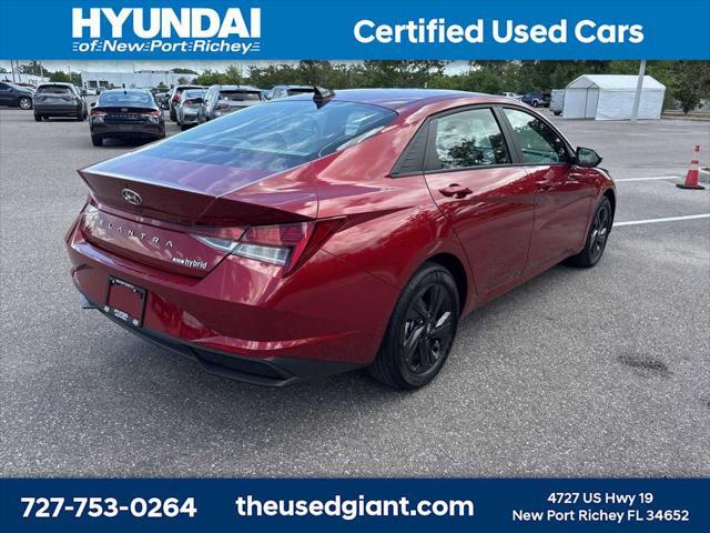used 2023 Hyundai ELANTRA HEV car, priced at $19,880