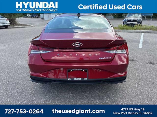 used 2023 Hyundai ELANTRA HEV car, priced at $19,880