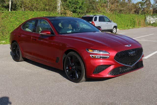 used 2023 Genesis G70 car, priced at $55,590