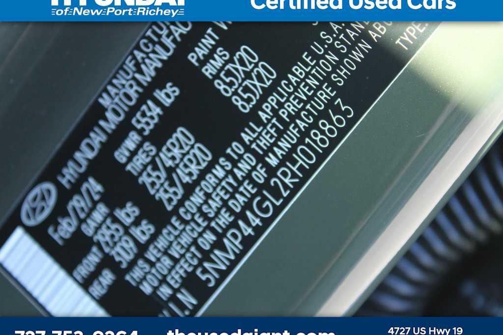 used 2024 Hyundai Santa Fe car, priced at $35,311