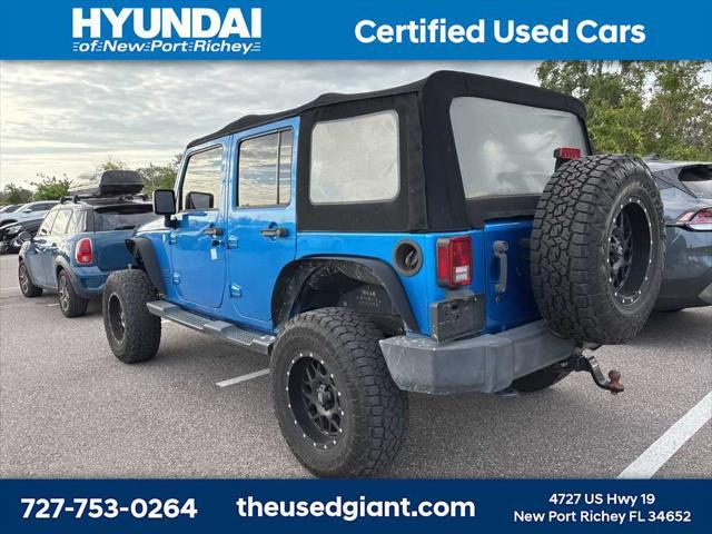 used 2015 Jeep Wrangler Unlimited car, priced at $17,998