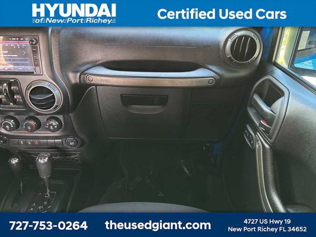 used 2015 Jeep Wrangler Unlimited car, priced at $17,440