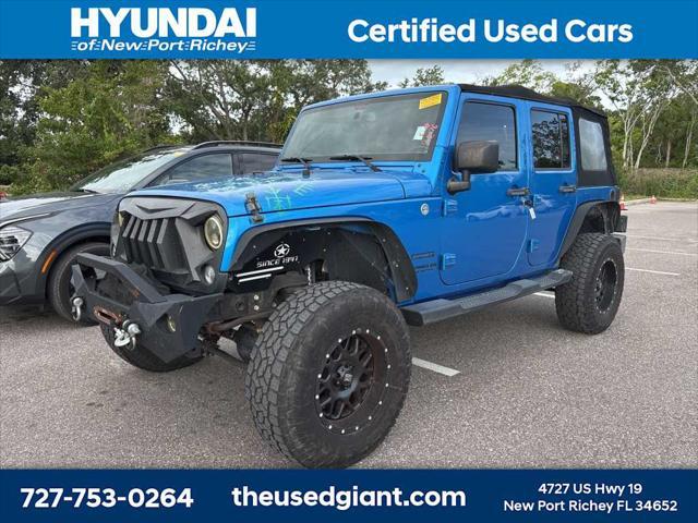 used 2015 Jeep Wrangler Unlimited car, priced at $17,998