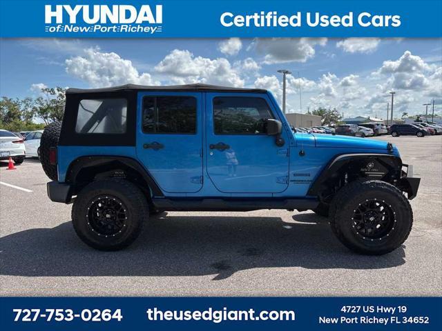 used 2015 Jeep Wrangler Unlimited car, priced at $17,440