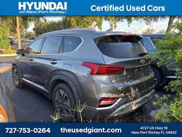 used 2019 Hyundai Santa Fe car, priced at $20,047