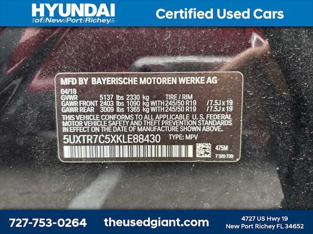 used 2019 BMW X3 car, priced at $16,882