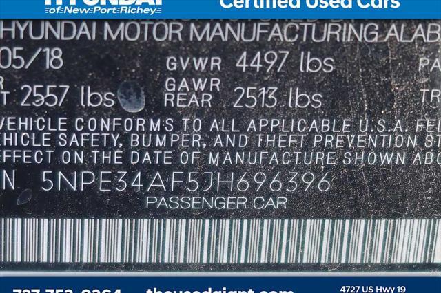 used 2018 Hyundai Sonata car, priced at $12,008