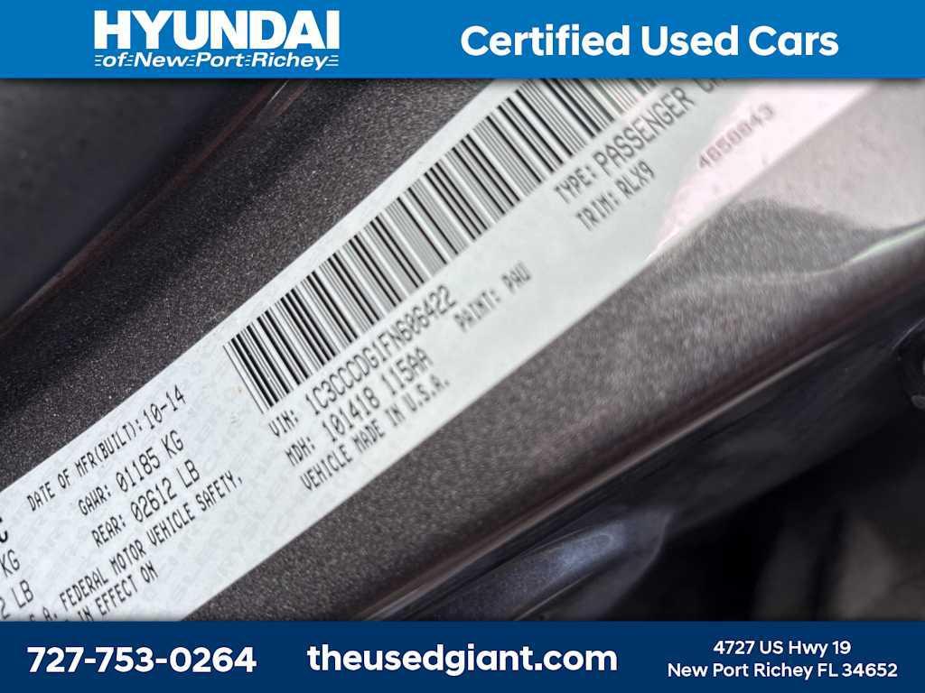 used 2015 Chrysler 200 car, priced at $999