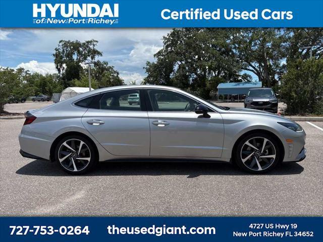 used 2021 Hyundai Sonata car, priced at $18,585