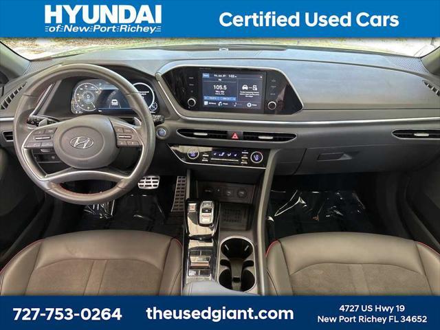 used 2021 Hyundai Sonata car, priced at $18,585