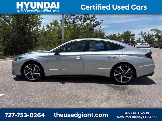 used 2021 Hyundai Sonata car, priced at $18,585