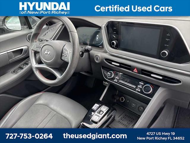 used 2021 Hyundai Sonata car, priced at $18,434