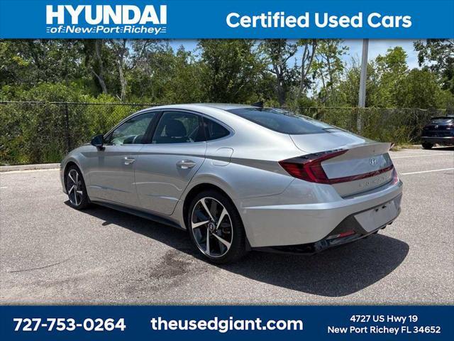 used 2021 Hyundai Sonata car, priced at $18,585