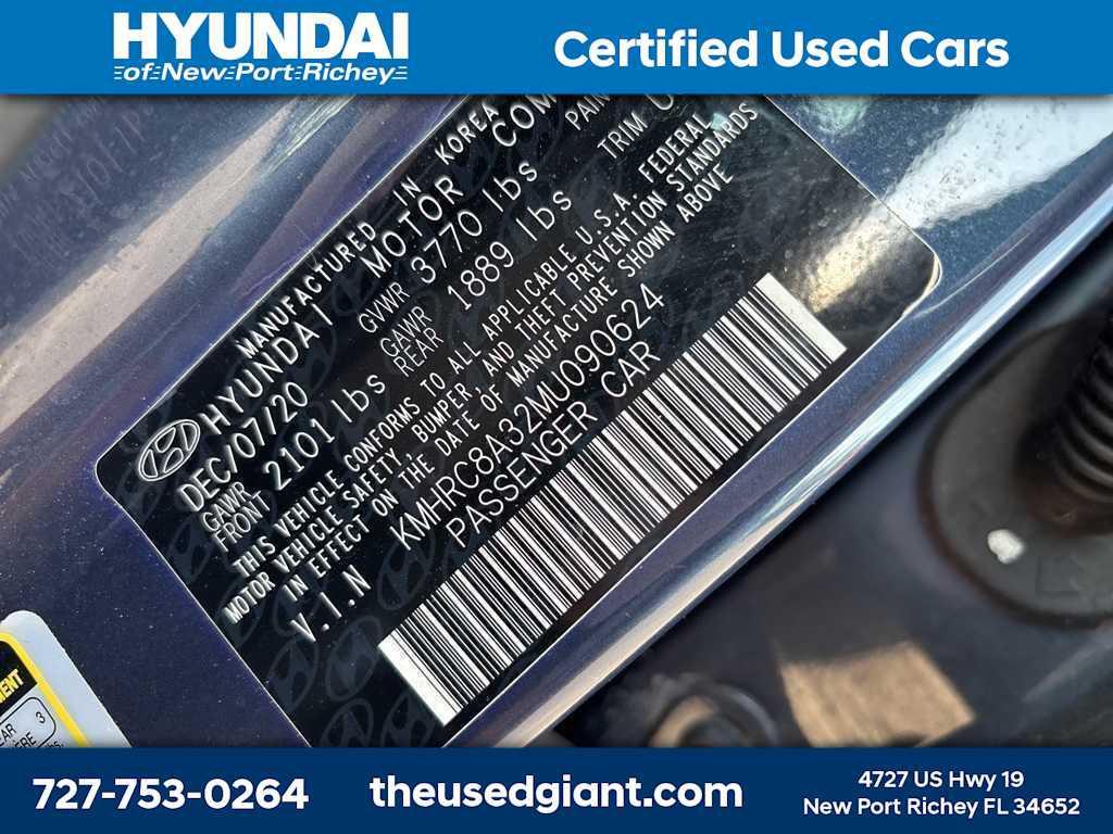 used 2021 Hyundai Venue car, priced at $16,553