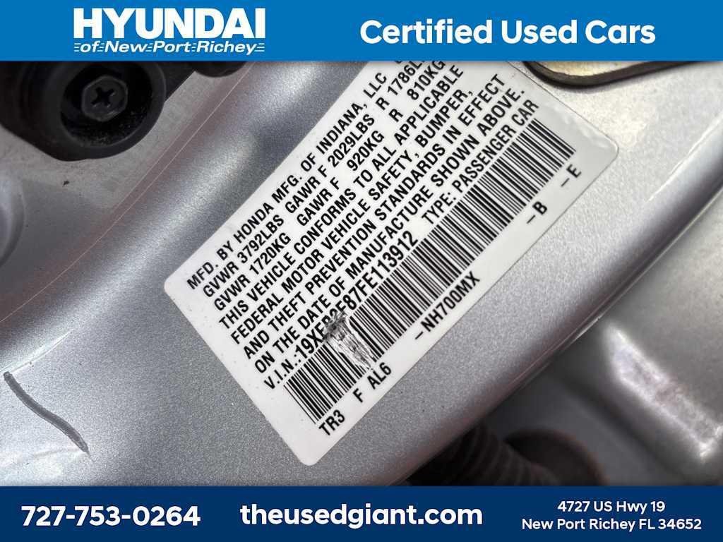 used 2015 Honda Civic car, priced at $7,430