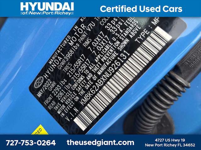 used 2022 Hyundai Kona car, priced at $18,430