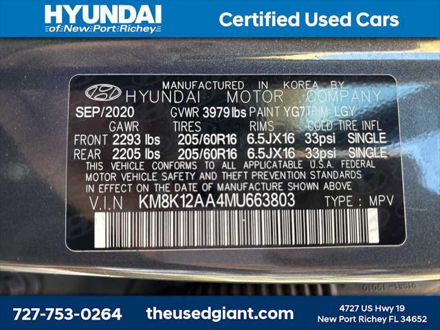 used 2021 Hyundai Kona car, priced at $14,683