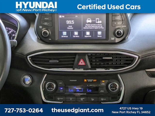 used 2020 Hyundai Santa Fe car, priced at $18,511