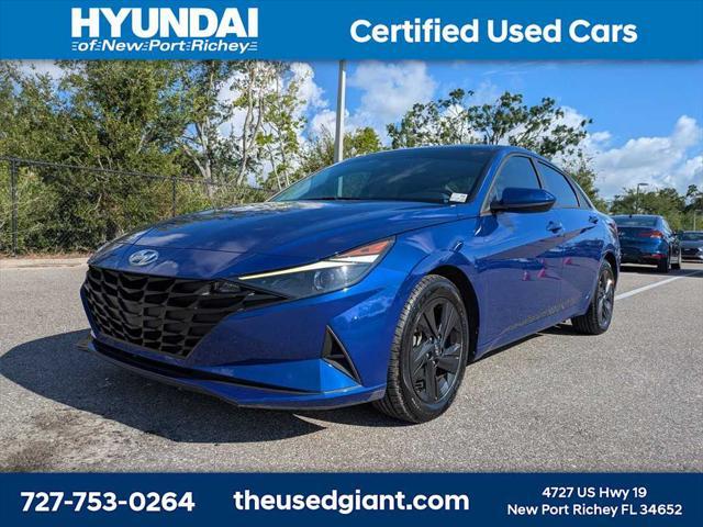 used 2021 Hyundai Elantra car, priced at $14,032