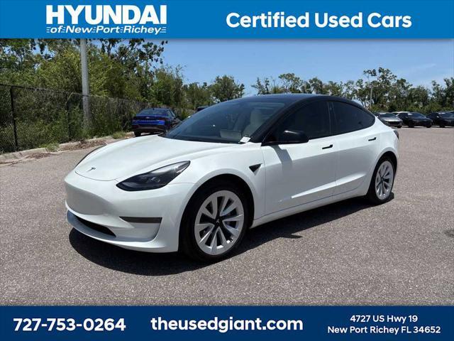 used 2023 Tesla Model 3 car, priced at $25,616