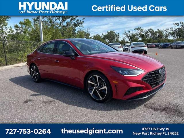 used 2022 Hyundai Sonata car, priced at $18,682