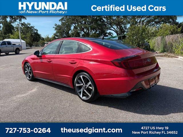 used 2022 Hyundai Sonata car, priced at $18,682