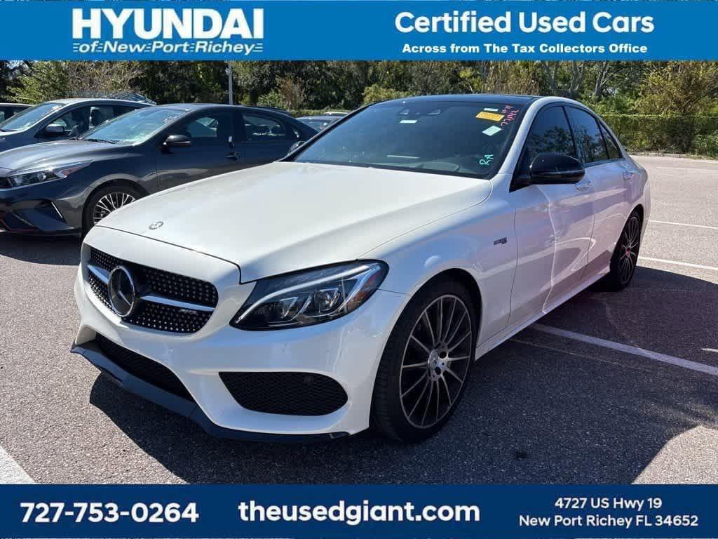 used 2017 Mercedes-Benz AMG C 43 car, priced at $23,471