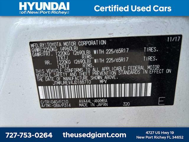 used 2018 Toyota RAV4 Hybrid car, priced at $20,882