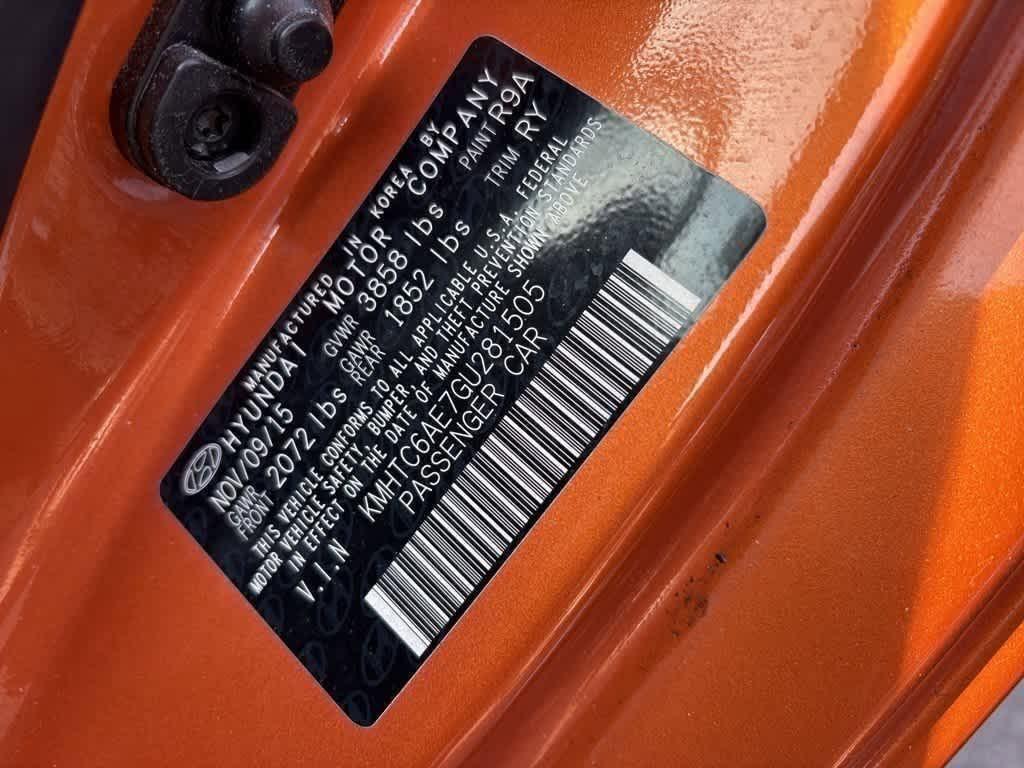 used 2016 Hyundai Veloster car, priced at $7,999