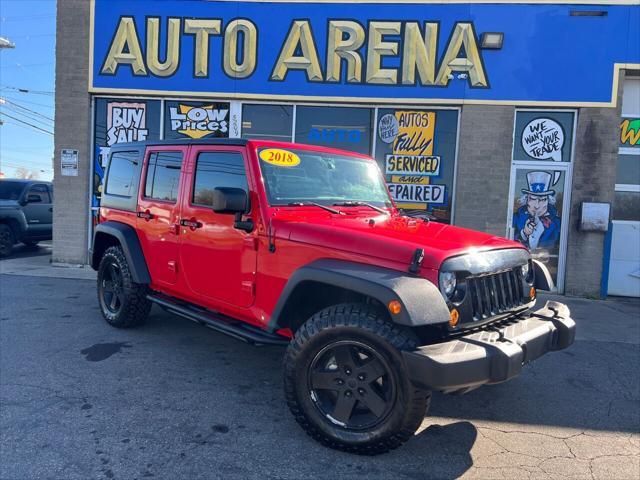 used 2018 Jeep Wrangler JK Unlimited car, priced at $25,995