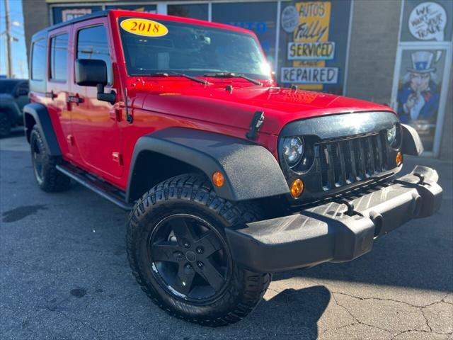 used 2018 Jeep Wrangler JK Unlimited car, priced at $25,995