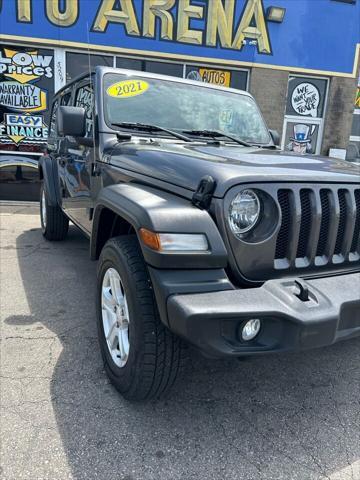 used 2021 Jeep Wrangler Unlimited car, priced at $26,995