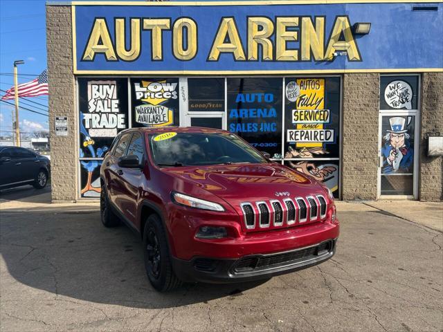 used 2016 Jeep Cherokee car, priced at $14,495