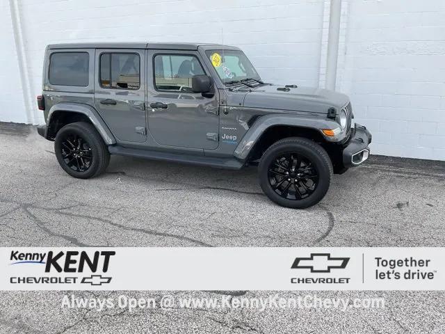 used 2021 Jeep Wrangler Unlimited 4xe car, priced at $27,691