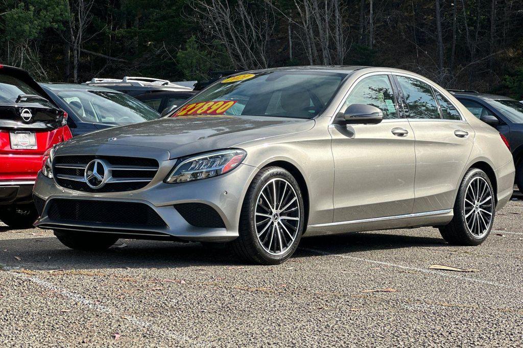 used 2021 Mercedes-Benz C-Class car, priced at $22,000