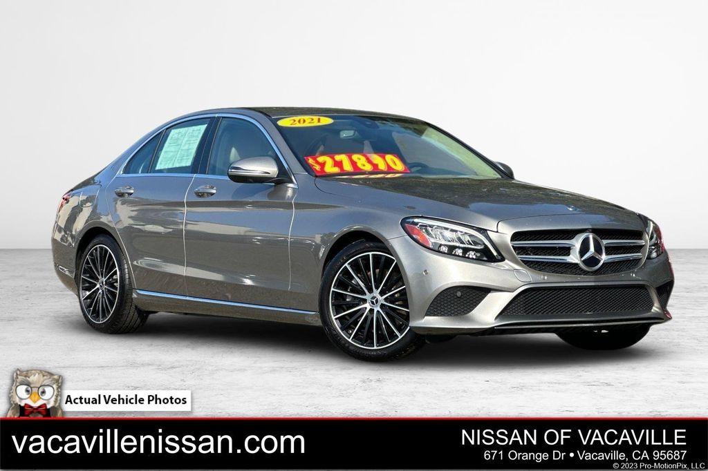 used 2021 Mercedes-Benz C-Class car, priced at $22,000