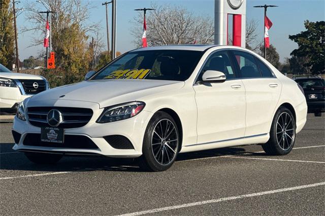 used 2021 Mercedes-Benz C-Class car, priced at $23,500