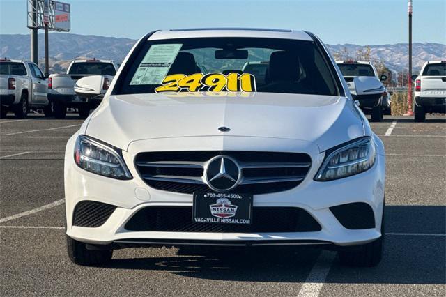 used 2021 Mercedes-Benz C-Class car, priced at $23,500