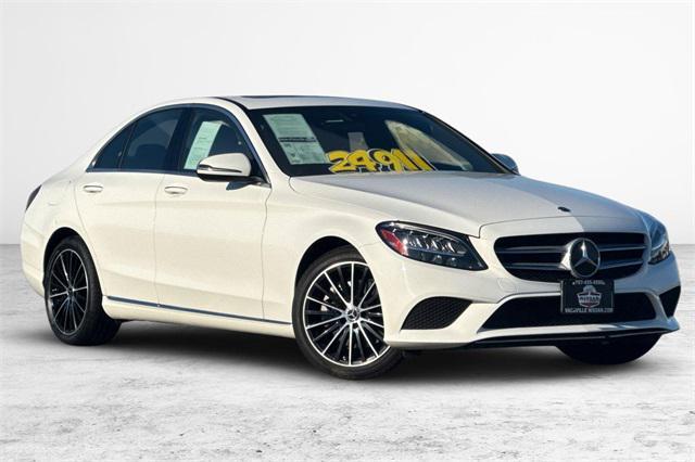 used 2021 Mercedes-Benz C-Class car, priced at $23,500