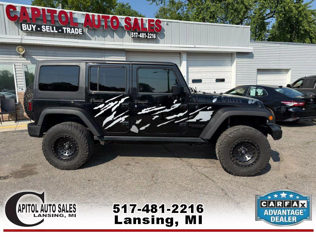 used 2016 Jeep Wrangler Unlimited car, priced at $18,495