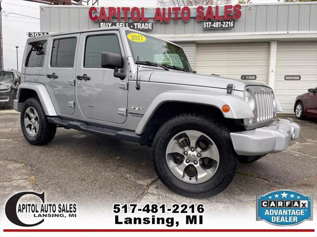 used 2017 Jeep Wrangler Unlimited car, priced at $19,995