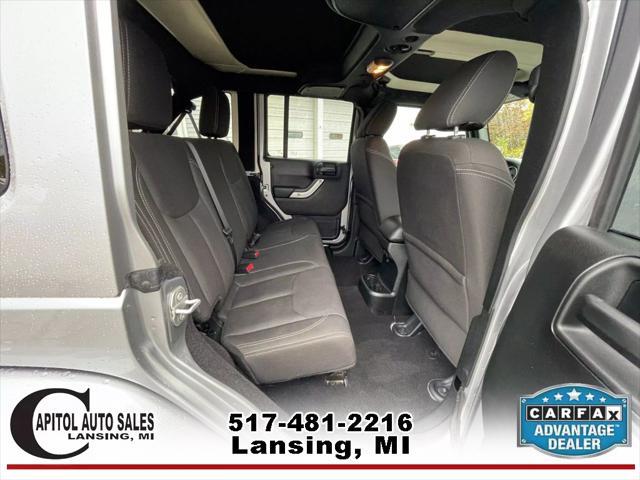 used 2017 Jeep Wrangler Unlimited car, priced at $17,999