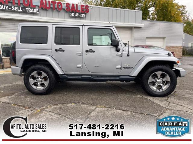 used 2017 Jeep Wrangler Unlimited car, priced at $17,999