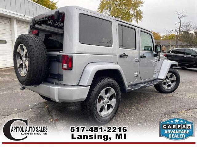 used 2017 Jeep Wrangler Unlimited car, priced at $19,995