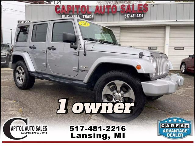 used 2017 Jeep Wrangler Unlimited car, priced at $17,999